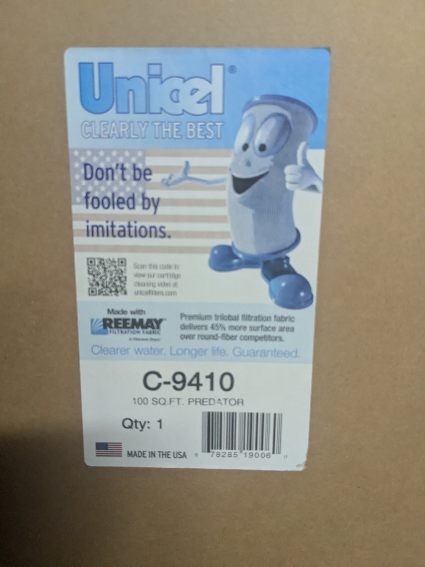 Unicel C-9410 Filter Cartridge - Clean & Clear 100