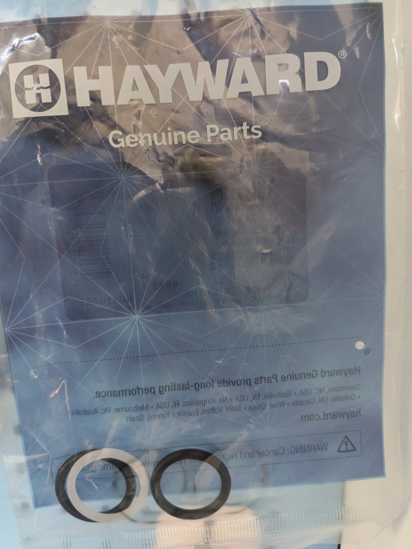 Hayward SPX0735GA Shaft Seal O-Ring and Backup Ring Kit