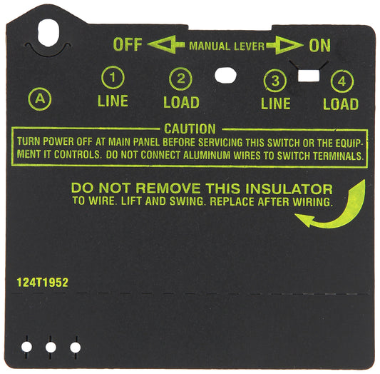Intermatic Timer Insulator Shield