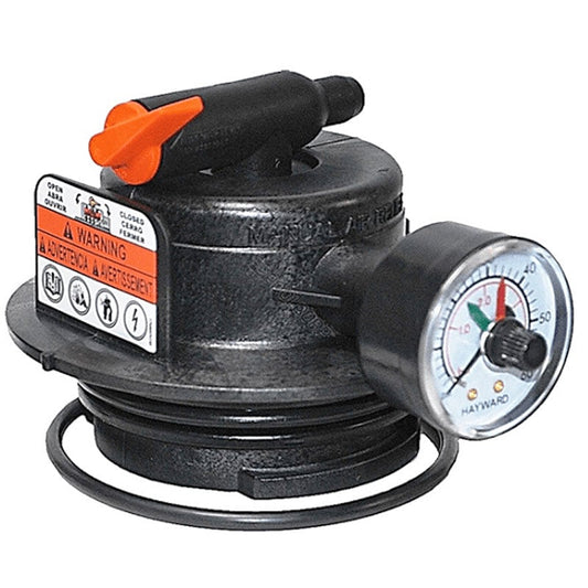 Hayward DEX2420MAR2 Air Relief Assembly with Gauge - Pro-Grid/SwimClear