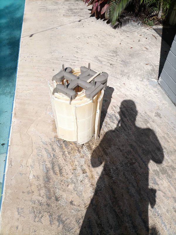 After: Remember to service your DE filters yearly!