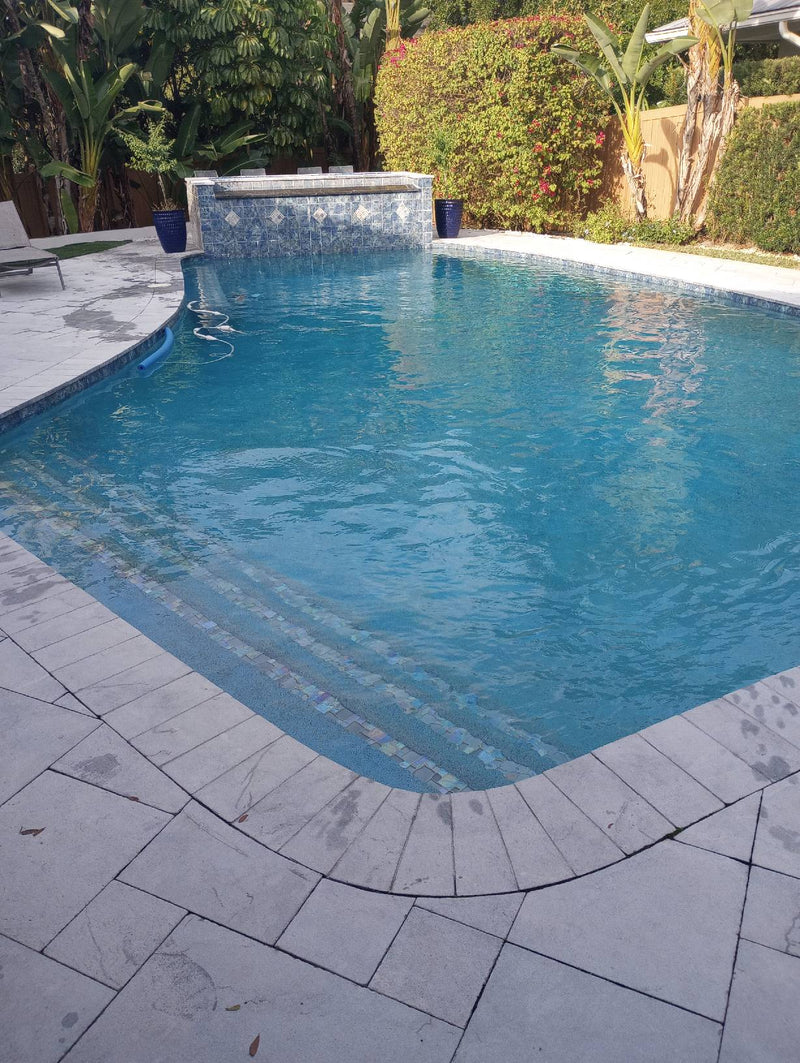 Robin's pool, Winter Park.  Post cleaning visit