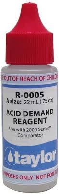 Taylor R-0005 Acid Demand